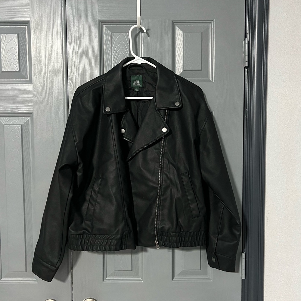 Leather Jacket. Worn once   Women size medium